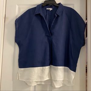 DKNY Linen Blouse